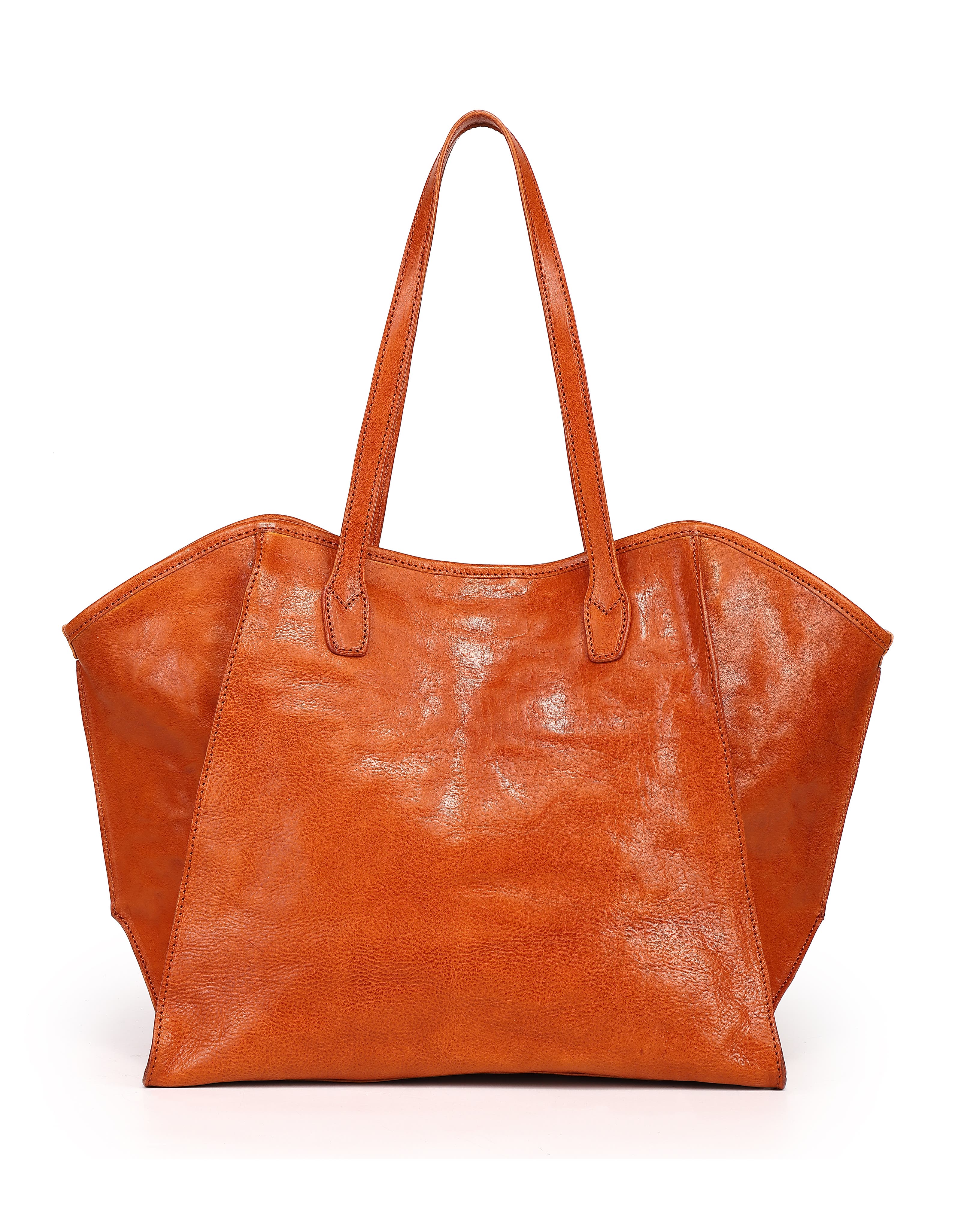 Iris Large Leather Carryall Tote, Alternate, color, Caramel