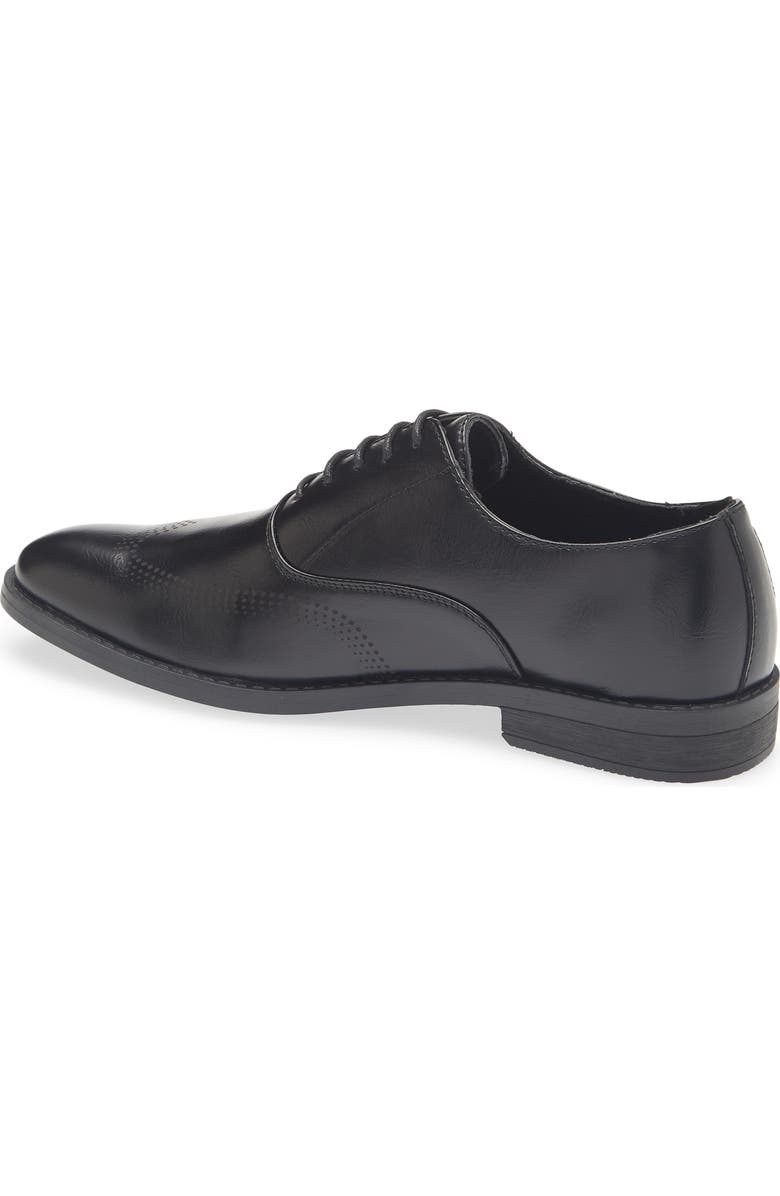 GEOFFREY BEENE Faux Leather Oxford, Alternate, color, Black
