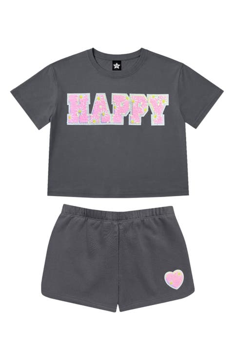 Kids' Easy Sequin Top & Shorts Set (Toddler, Little Kid & Big Kid)