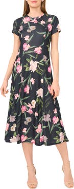 Ted Baker Cap Sleeve Midi Dress