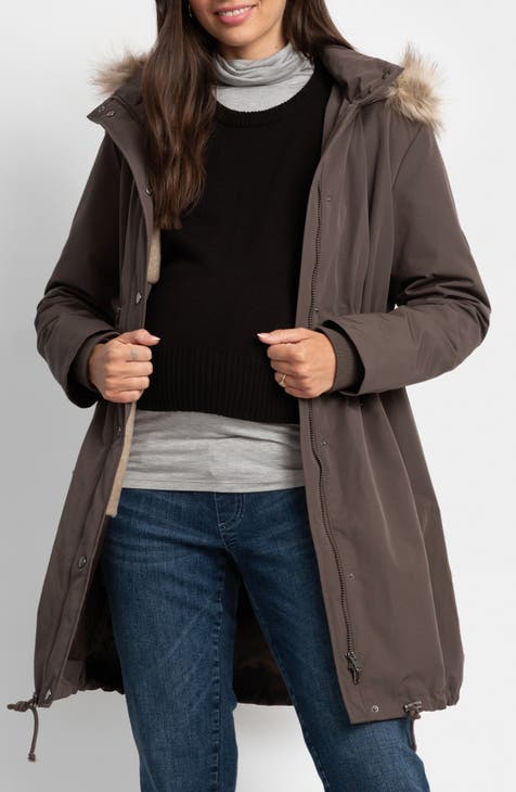 Nordstrom maternity coats best sale