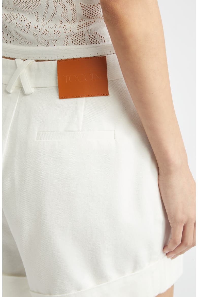 Nara Cuffed Shorts, Alternate, color, OPTIC