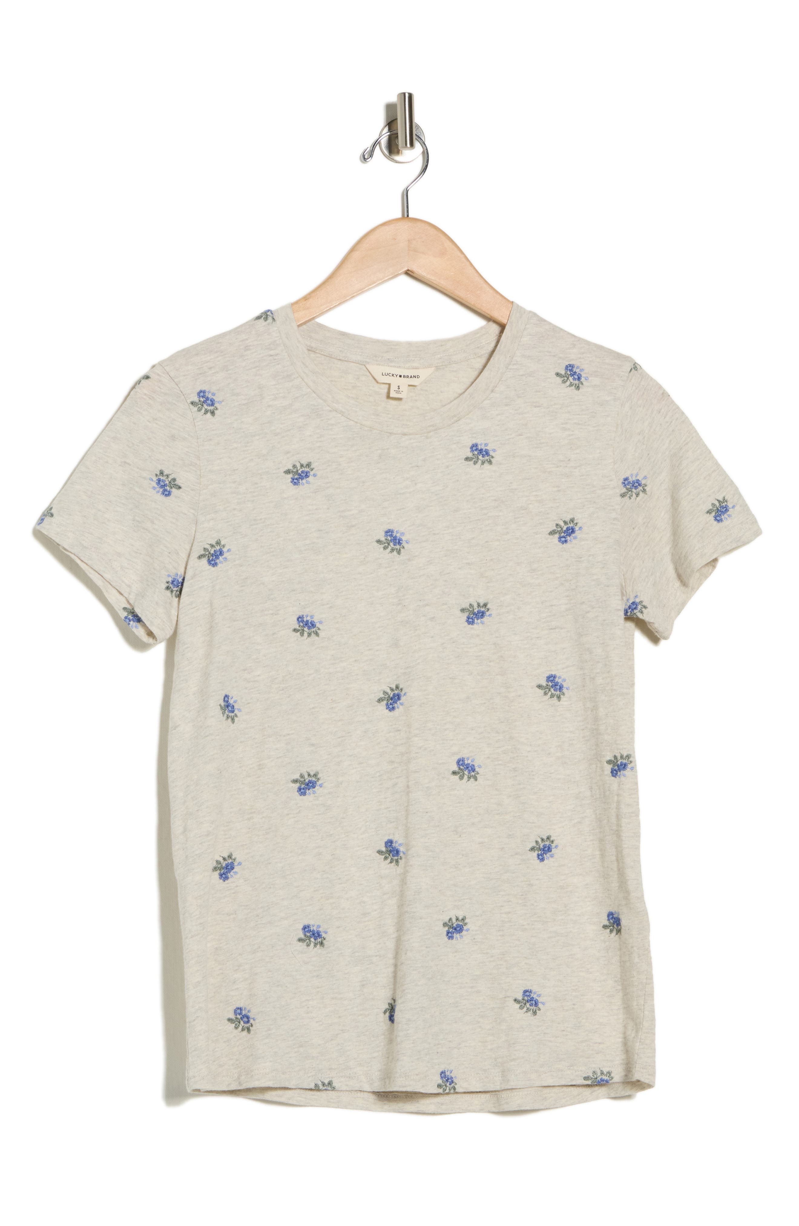 Lucky Brand Embroidered Tee