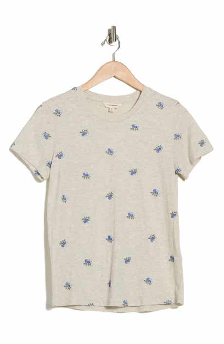 Lucky Brand Embroidered Tee