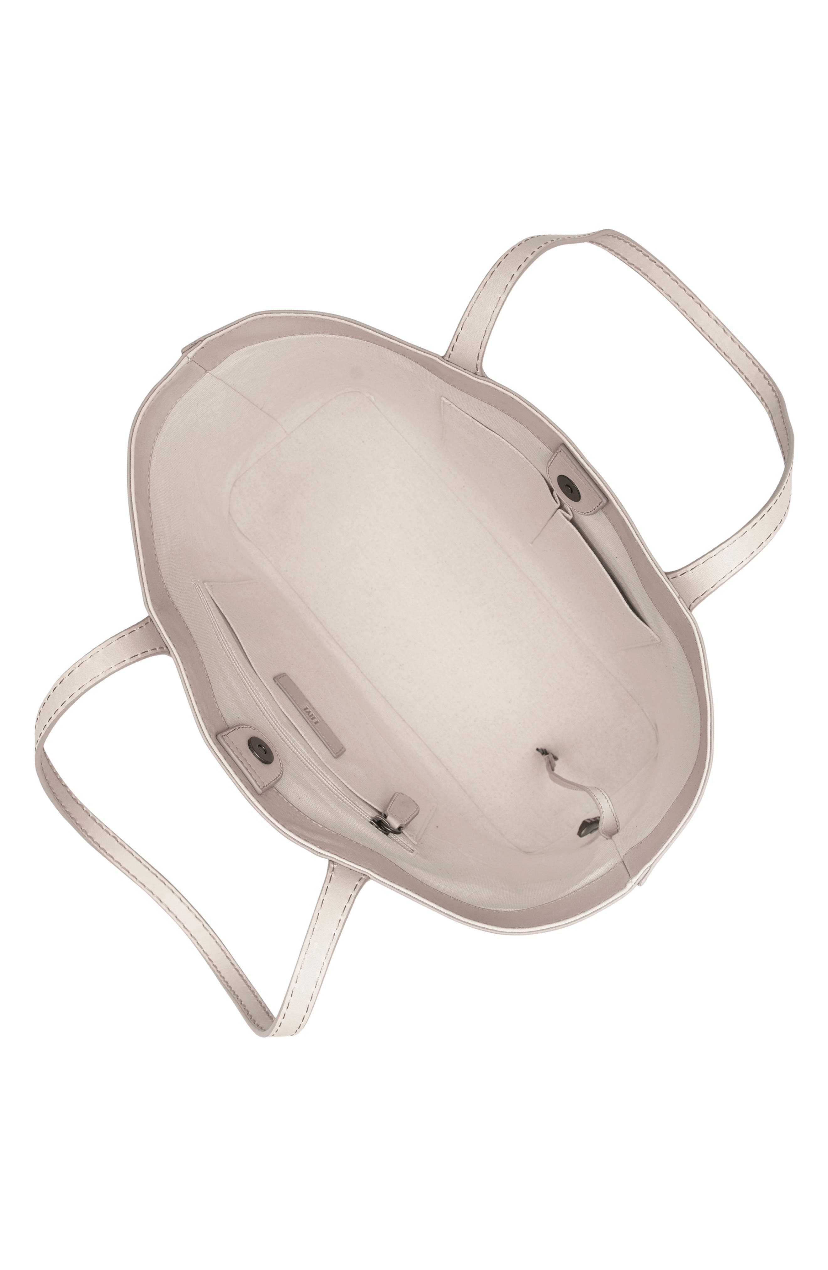 Frye Melissa Leather Shopper, Alternate, color, Ivory