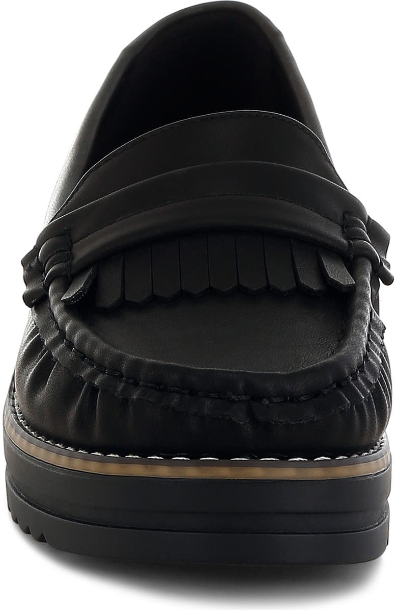 LONDON RAG Croyda Fringe Platform Loafer, Alternate, color,