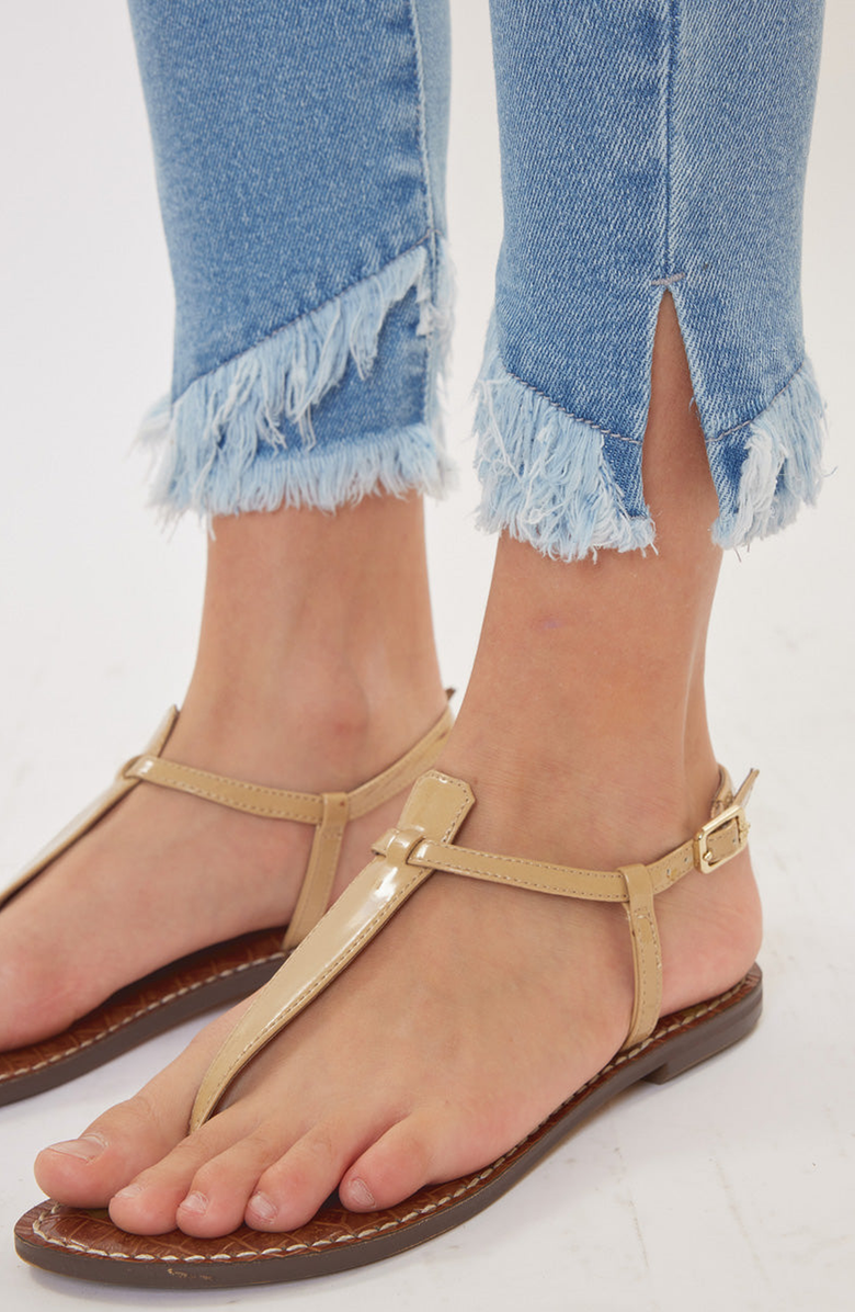 KanCan Summer High Rise Ankle Skinny Jeans, Alternate, color, Light Wash