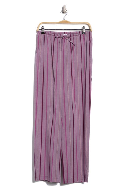 Abound Cotton Boyfriend Pajama Pants In Purple