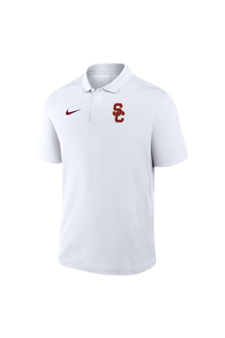 Men's Nike White USC Trojans Primetime Victory Dri-FIT Polo, Alternate, color, White