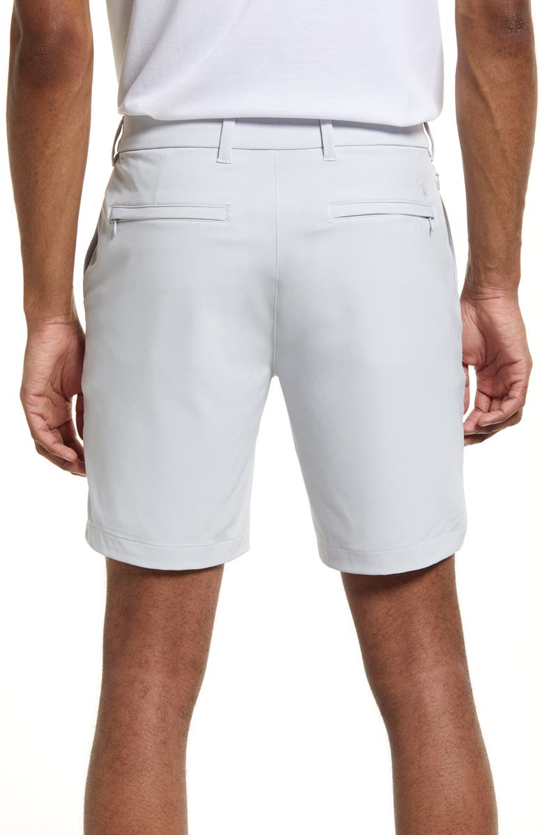 Mizzen+Main Helmsman Flat Front Golf Shorts, Alternate, color, Light Gray Solid