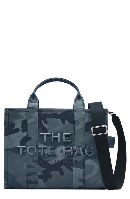 Marc Jacobs The Medium Tote Bag Camouflage In Blue In Multi