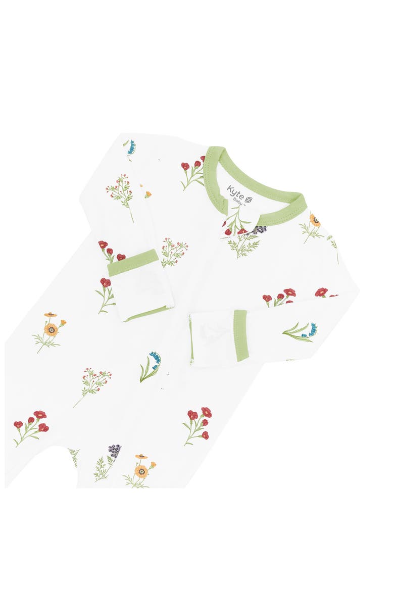 Kids' Wildflower Zip-Up Romper, Alternate, color, WILDFLOWER