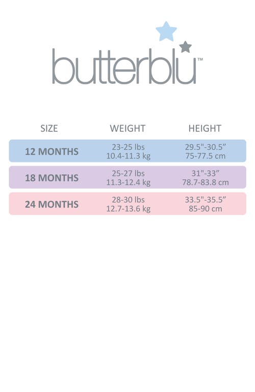Butterblu Cruz Fitted One-piece Organic Cotton Footie Pajamas In Multi