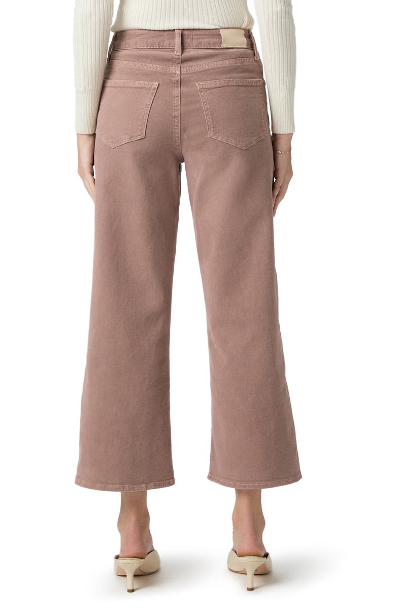 PAIGE Anessa High Waist Ankle Wide Leg Jeans, Alternate, color, Vintage Mauve Mist