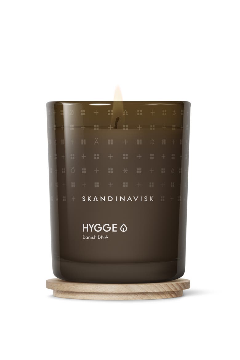 HYGGE Scented Candle 200g, Alternate, color, Brown