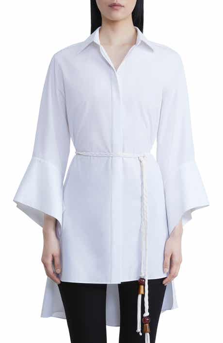 Lafayette 148 New York Belted Poplin Tunic