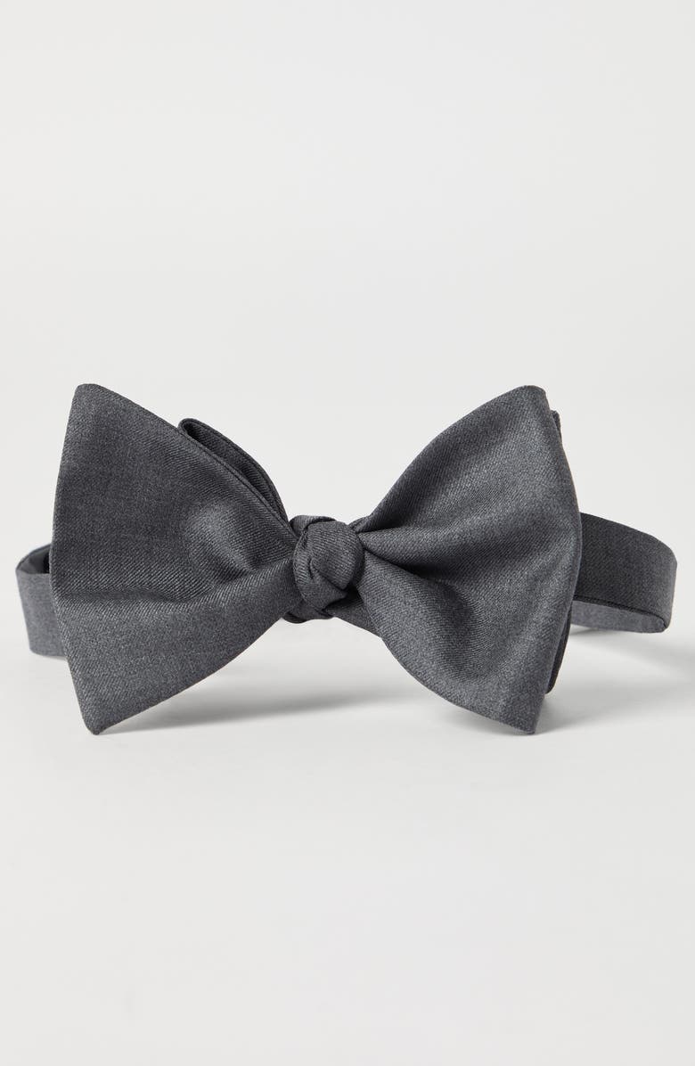 Brunello Cucinelli Bowtie, Alternate, color, Medium Grey