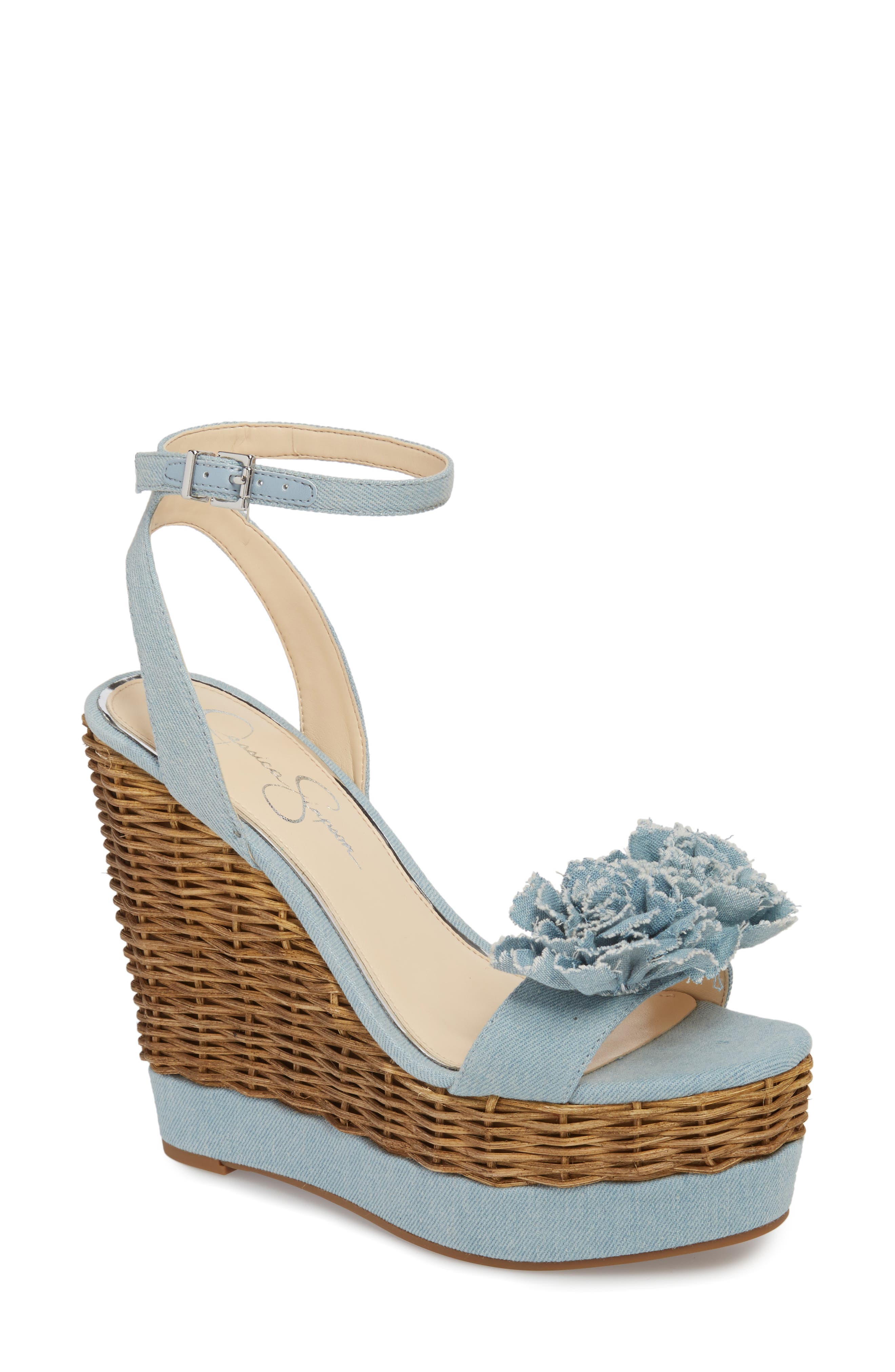 Jessica Simpson Pressa Platform Wedge Sandal, Main, color, 