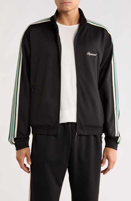 Represent Embroidered Logo Tape Stripe Track Jacket