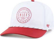 '47 Men's '47 White/Red Kansas City Chiefs Suburbia Hitch Two-Tone Adjustable Hat