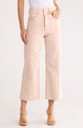 Veronica Beard Taylor High Waist Crop Wide Leg Jeans