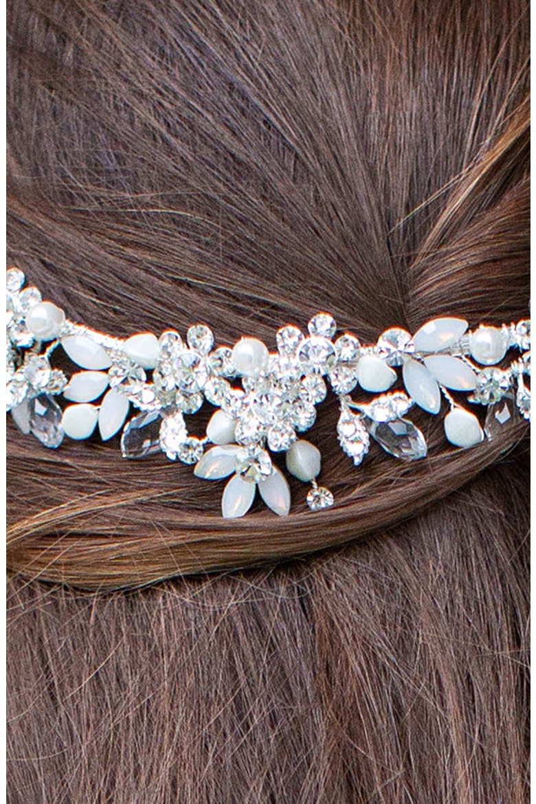 Crown Headband (Nordstrom Exclusive), Alternate, color, SILVER