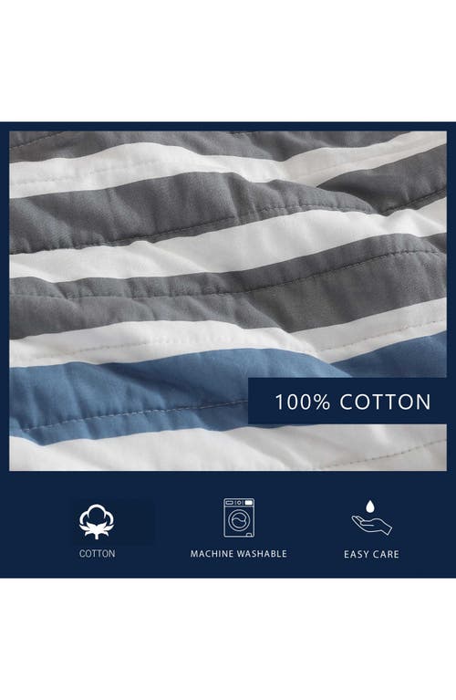 Nautica Bradford Quilt & Sham Set In Multi Navy
