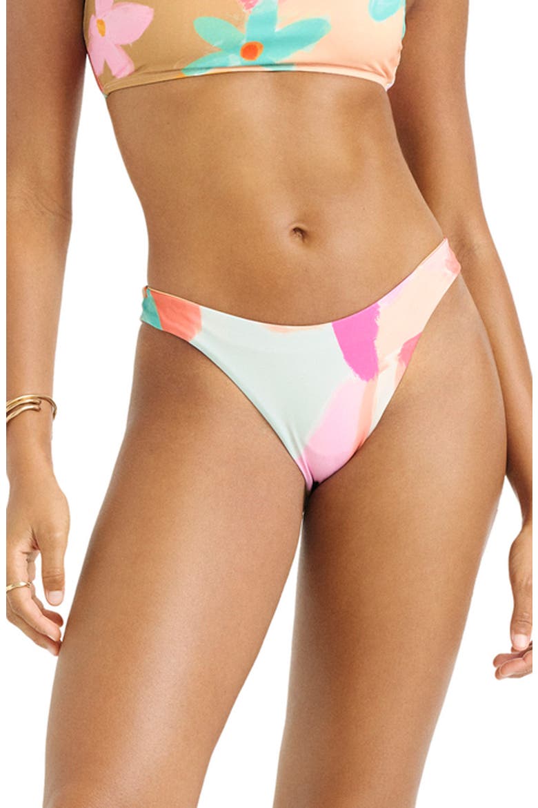 California High Leg Bikini Bottoms, Main, color, IN BLOOM COLOR BLOCK