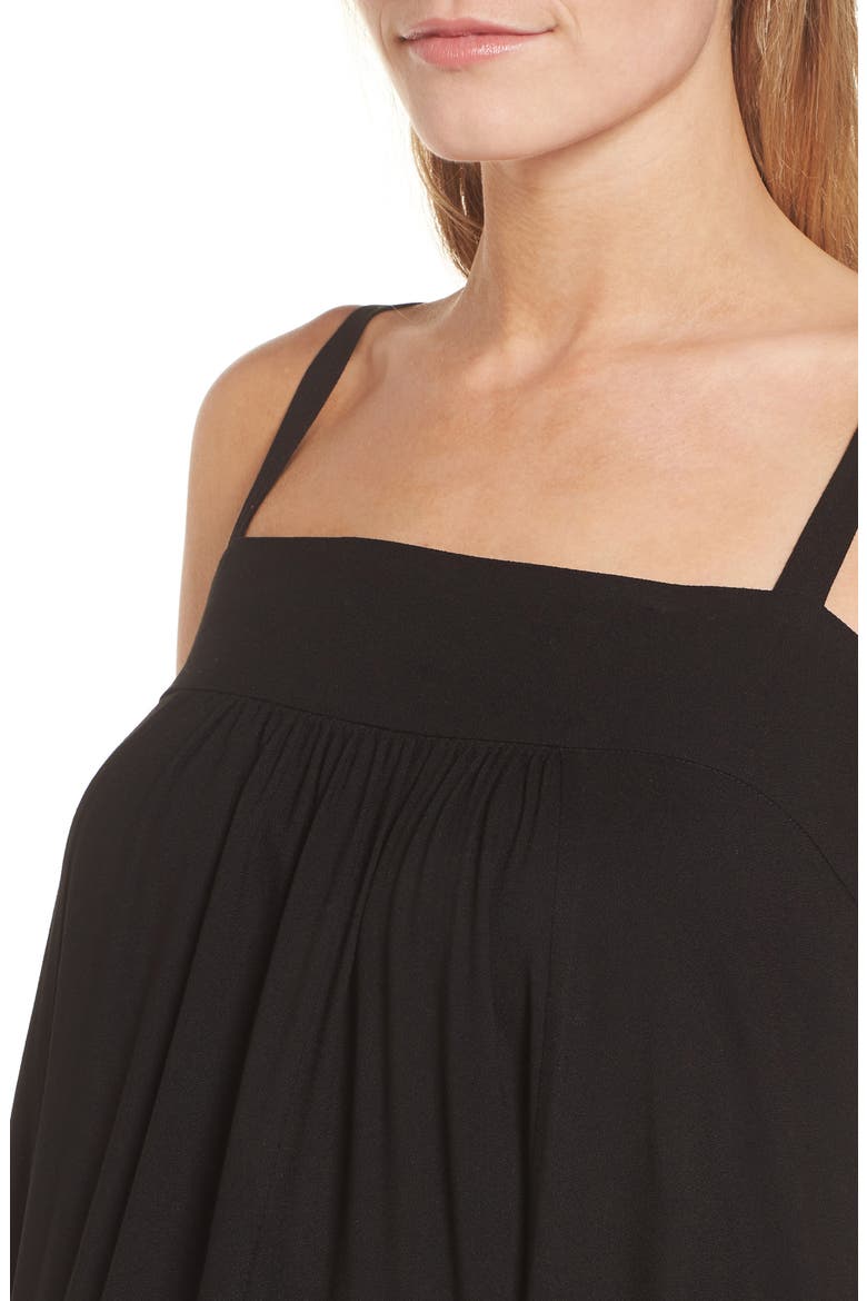 Carey Handkerchief Hem Maternity Dress, Alternate, color, CAVIAR BLACK