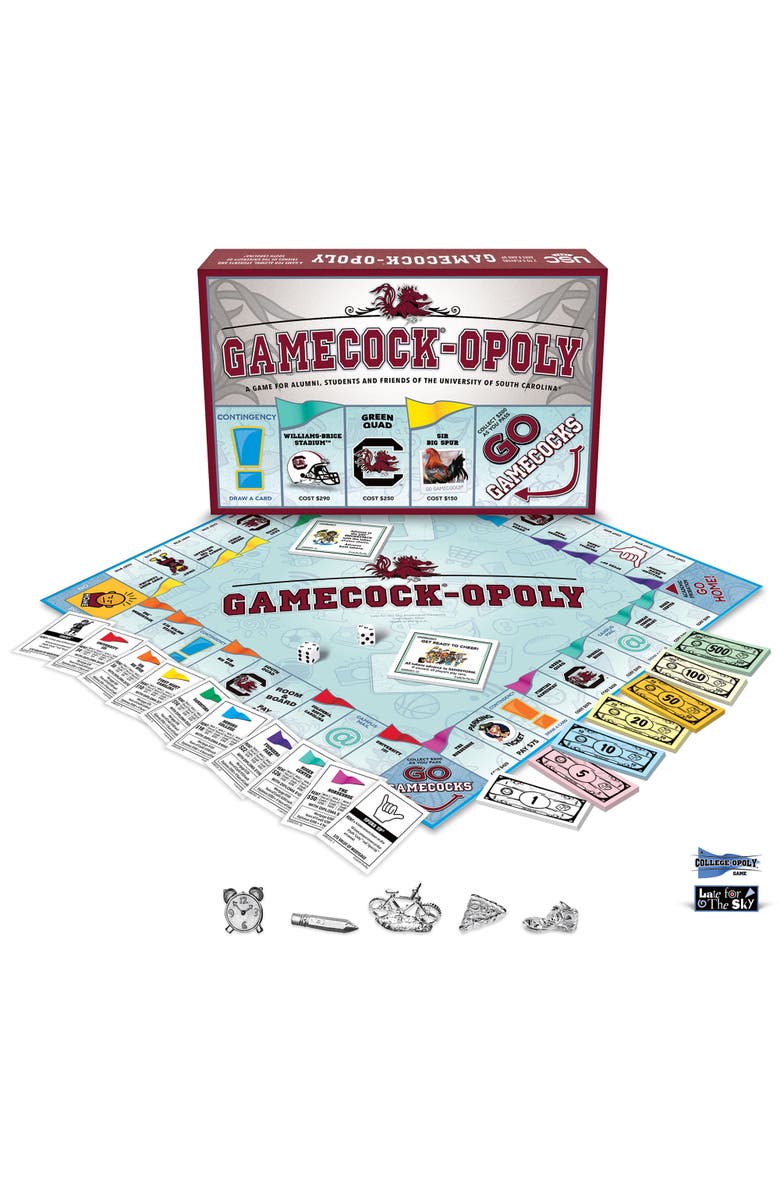Late for the Sky South Carolina Gamecockopoly Monopoly Board Game, Alternate, color, 