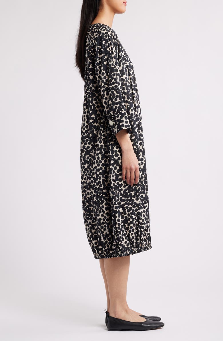 Masai Copenhagen Nukkel Fog Print Dress, Alternate, color, 