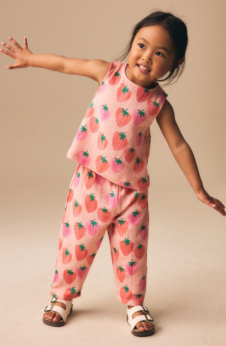 NEXT Kids' Strawberry Tank & Pants Set, Alternate, color, Pink