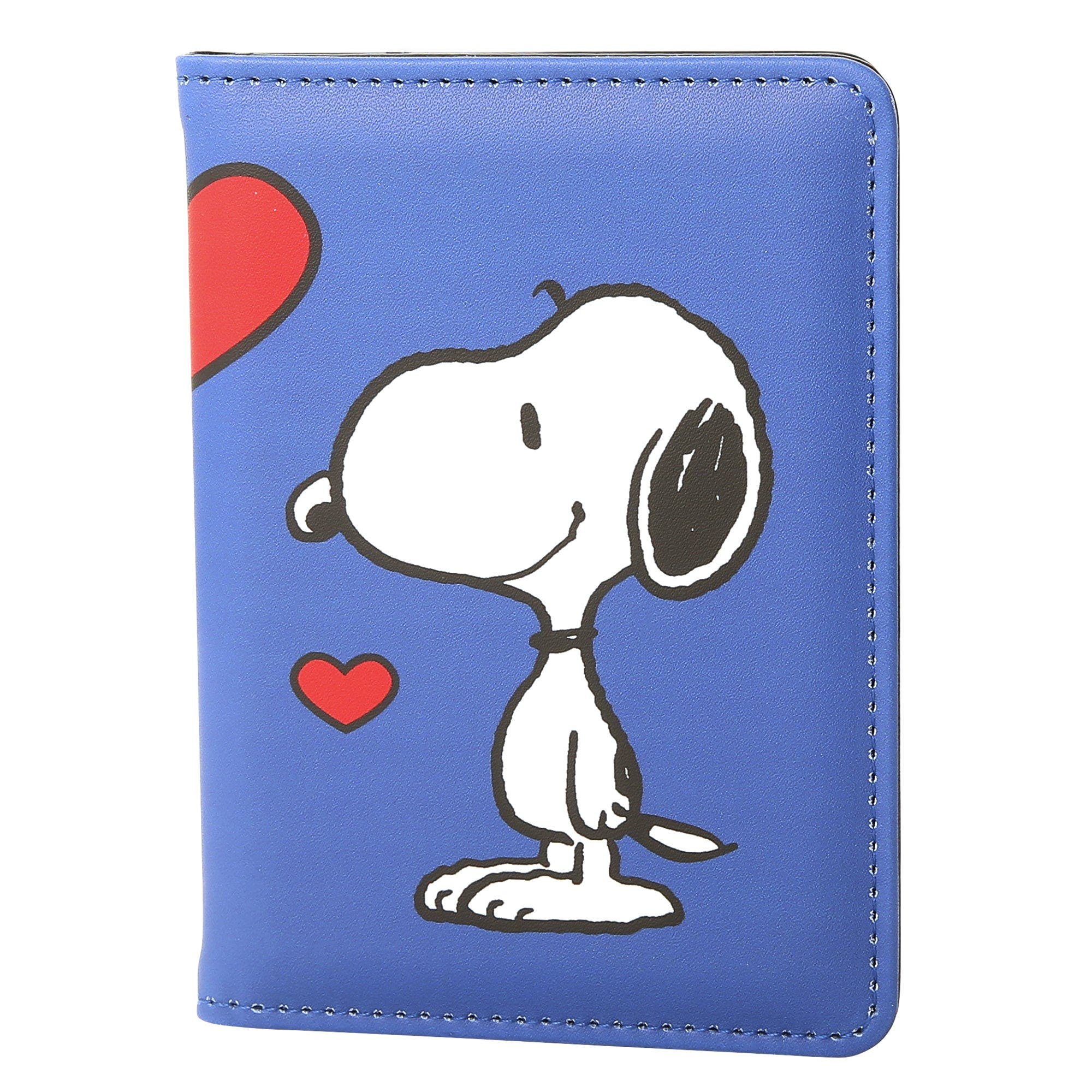 PEANUTS Snoopy Woodstock Passport Holder in Blue 