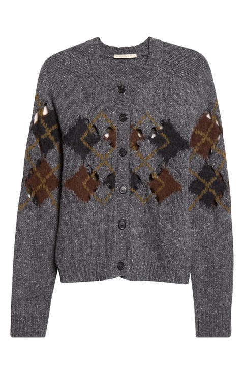 Colson Argyle Wool Blend Cardigan