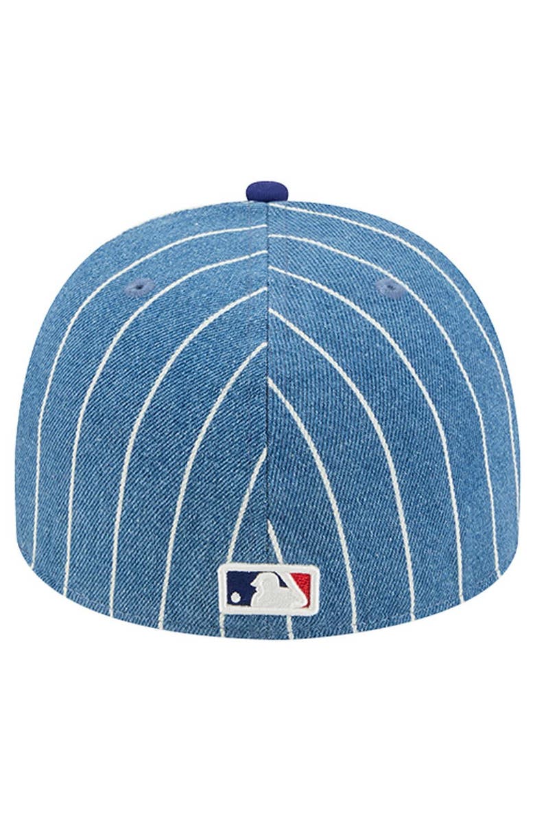 New Era Men's New Era  Blue/Royal Los Angeles Dodgers Parallel A-Frame 59FIFTY Fitted Hat, Alternate, color, Blue