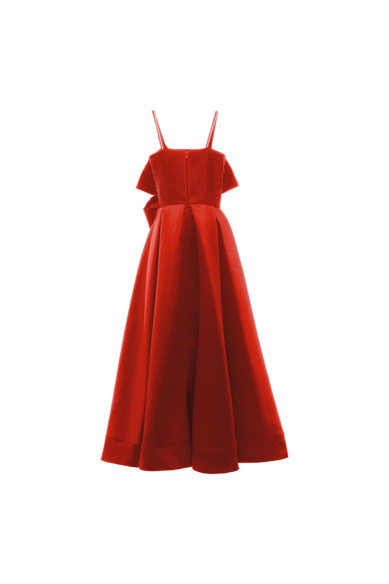 Liana Taffeta Gown, Alternate, color, Red
