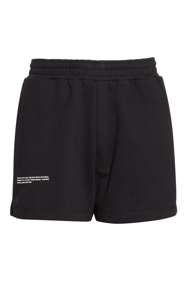 365 PPRMINT™ Unisex Organic Cotton Sweat Shorts, Alternate, color, BLACK