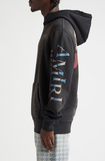 【AMIRI】 Theatre Masks cotton jersey hoodie Amiri Theatre Masks Cotton Jersey Hoodie In Black | ModeSens