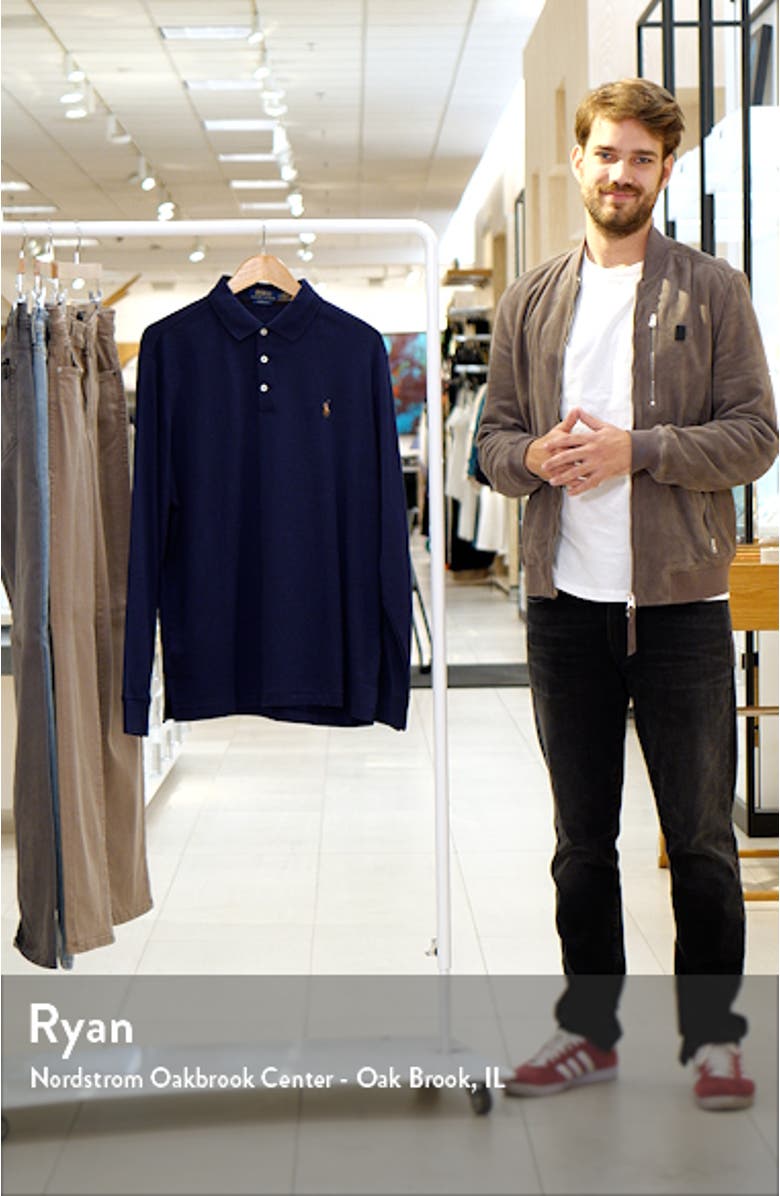 Long Sleeve Pima Cotton Polo