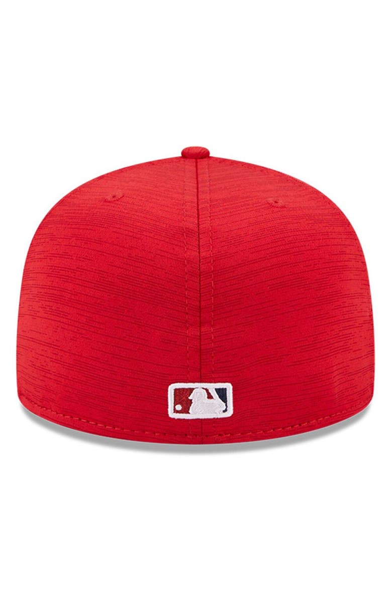 New Era Men's New Era Red Washington Nationals 2023 Clubhouse 59FIFTY Fitted Hat, Alternate, color, Red