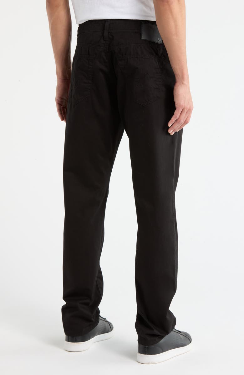 AG Everett Slim Straight Leg Jeans, Alternate, color, True Black