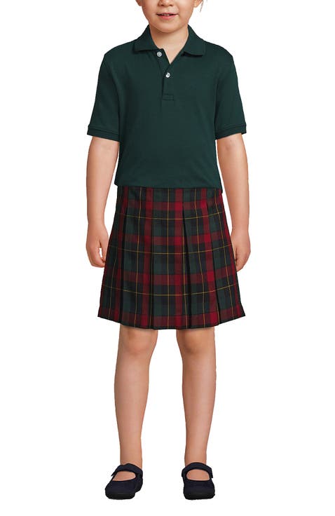 School Uniform Kids Short Sleeve Interlock Polo Shirt