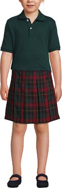 Lands' End School Uniform Kids Short Sleeve Interlock Polo Shirt