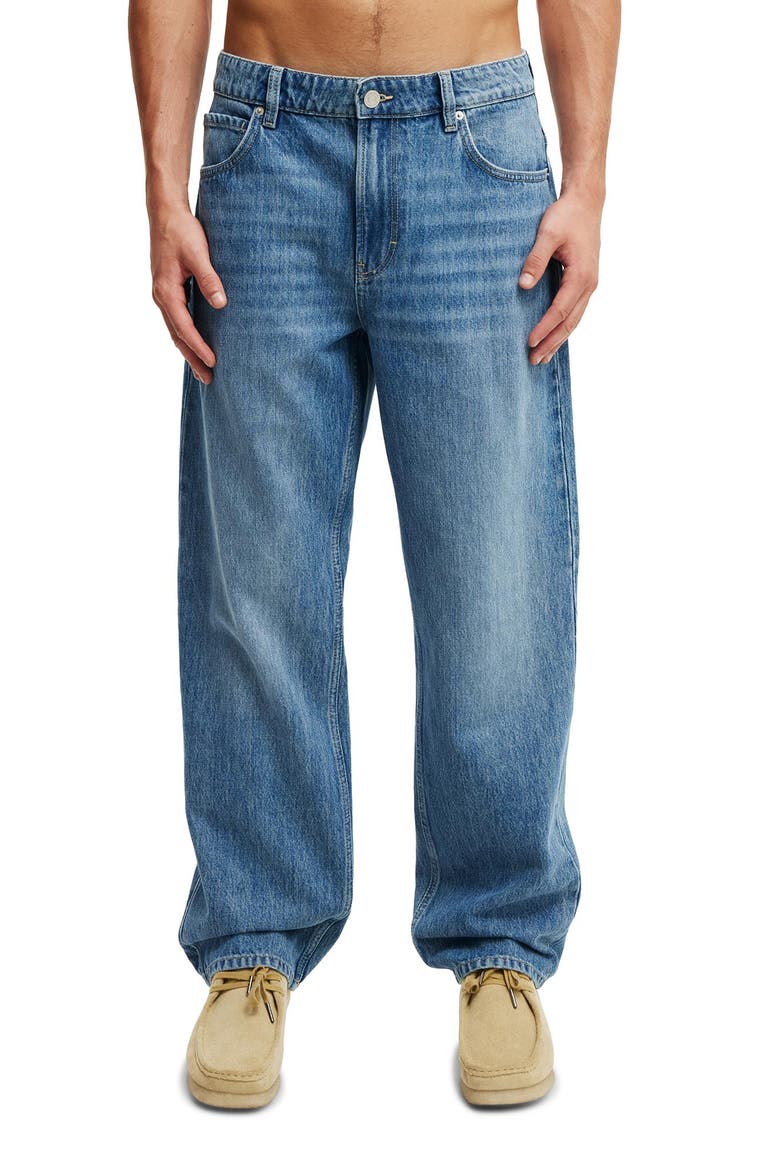 Men's Baggy Jean, Alternate, color, Tidal Blue