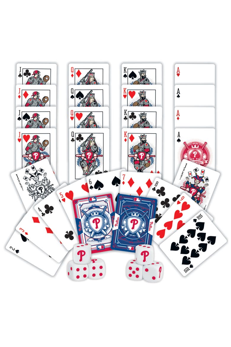 Philadelphia Phillies Cards & Dice Set, Alternate, color, Multicolor