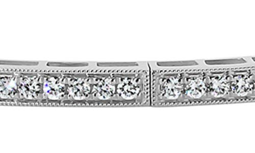 Bony Levy Diamond Flex Bangle Bracelet In 18k White Gold