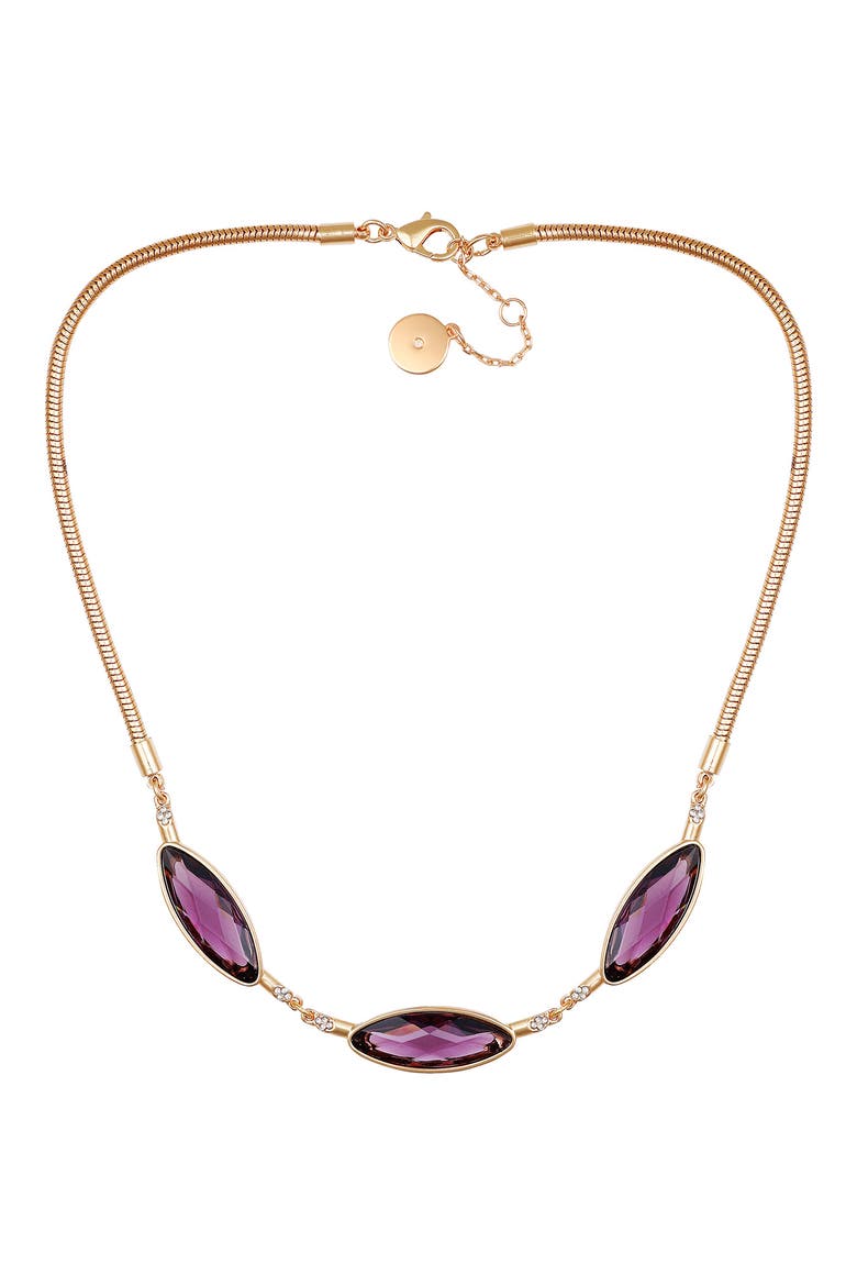 Oval Necklace, Alternate, color, GOLD TONE