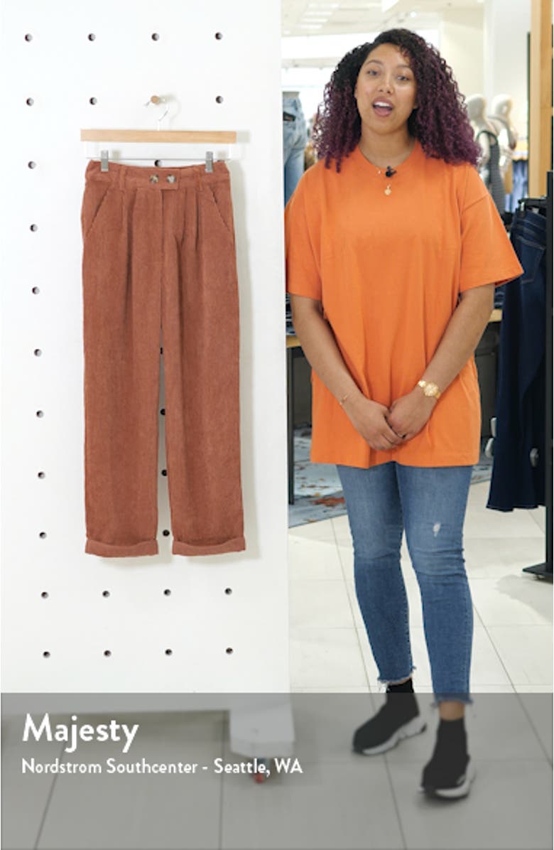 Straight Leg Cord Trousers, sales video thumbnail