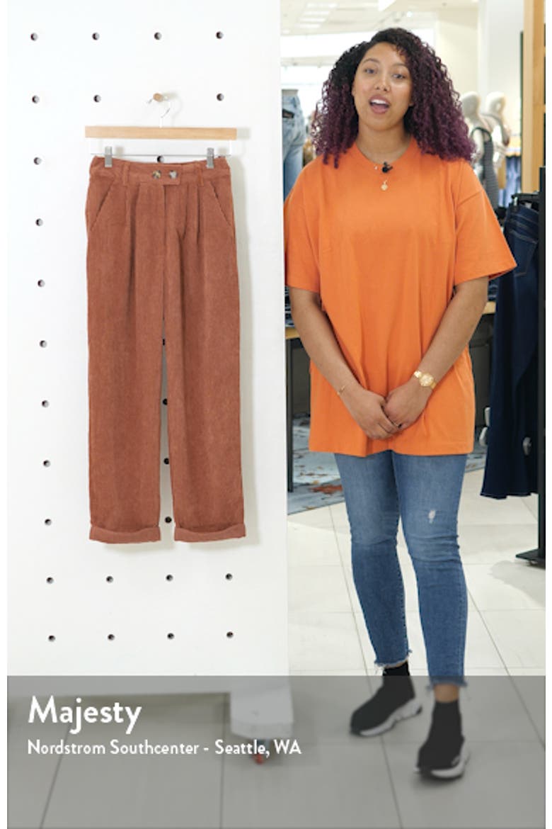 Straight Leg Cord Trousers video