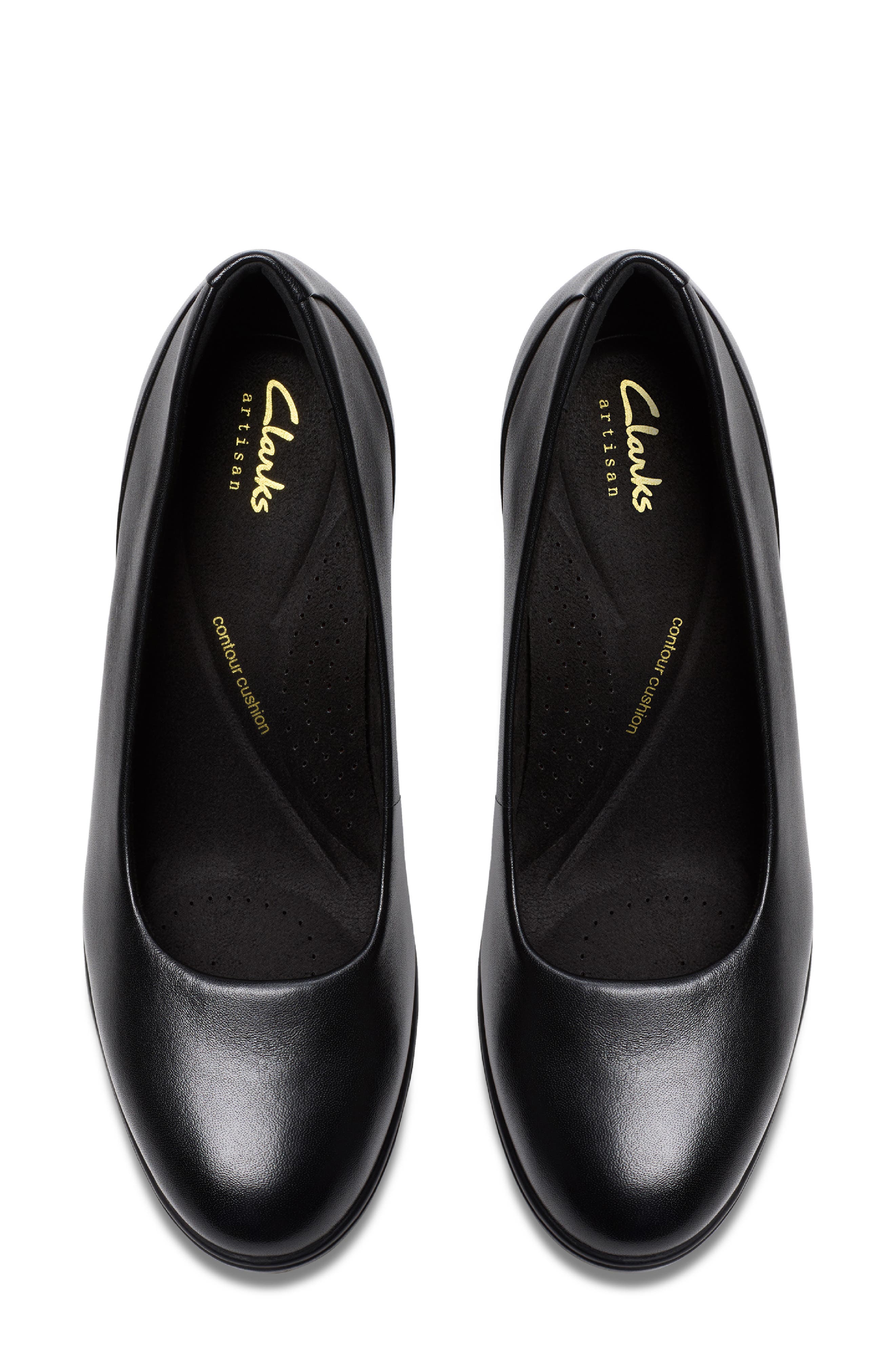 Clarks<sup>®</sup> Shaya Poppy Pump, Alternate, color, Black Leather